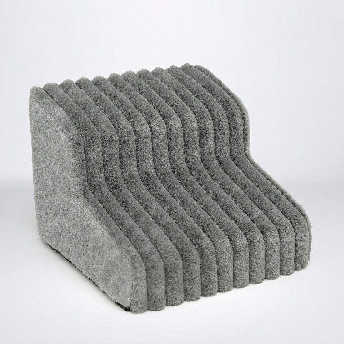 Hundetreppe Wolke, Grau, 2 Stufen