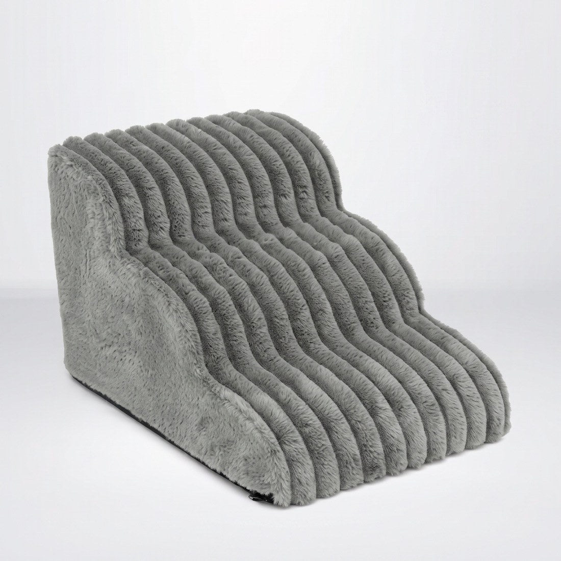 Hundetreppe Wolke, Grau, 3 Stufen